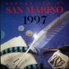 NL* San Marino Serie Divisionale 1997 10 Valori con 1000 Lire Argento FDC set