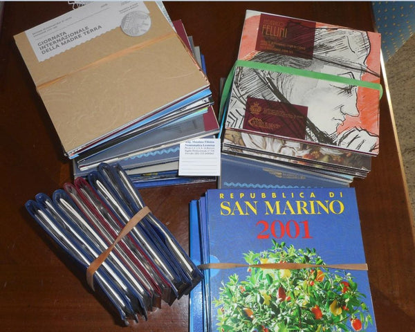 Mailing List 025 25/02 super offerta di Divisionali Lire e Euro di San marino