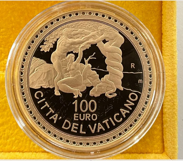 Mailing List 85 27/09 i 100 Euro in oro Città del Vaticano Proof : spettacolo!