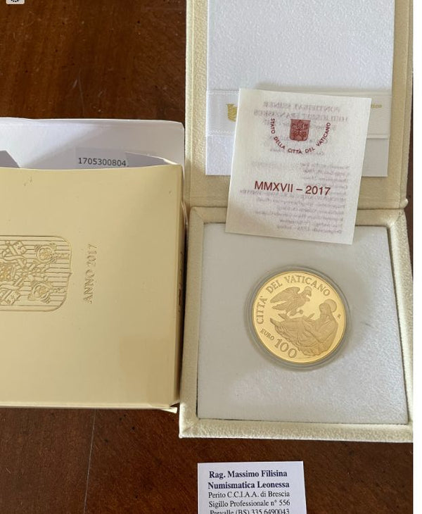 Mailing List 57 24/06 Senza parole! i 100 EURO ORO VATICANO PROOF