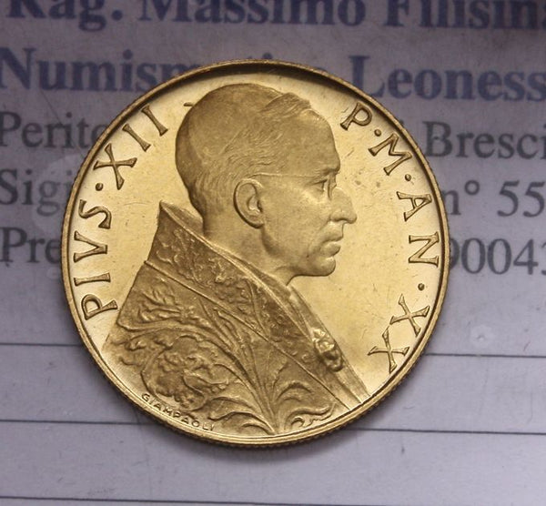 Mailing List 108 19/12 A grande richiesta riproponiamo i 100 Lire in Oro del Vaticano, rarità dal prezzo spettacolare