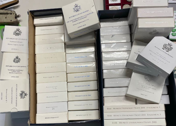 Mailing List 86 30/10 5 e 10 Euro Argento San marino a prezzi da sballo!
