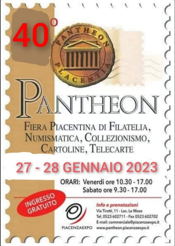 Mailing List 08 26/01 Vi aspetto Venerdi e Sabato 27-28 al Convegno Numismatico di Piacenza