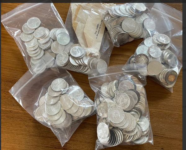 Mailing List 105 28-10 Seconda chance per Monete in Argento Commemorative a PESO!