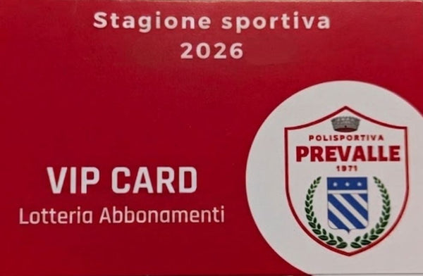 Mailing List 40 13-05 Ho bisogno del vostro Aiuto: SOTTOSCRIVI UNA VIP CARD!