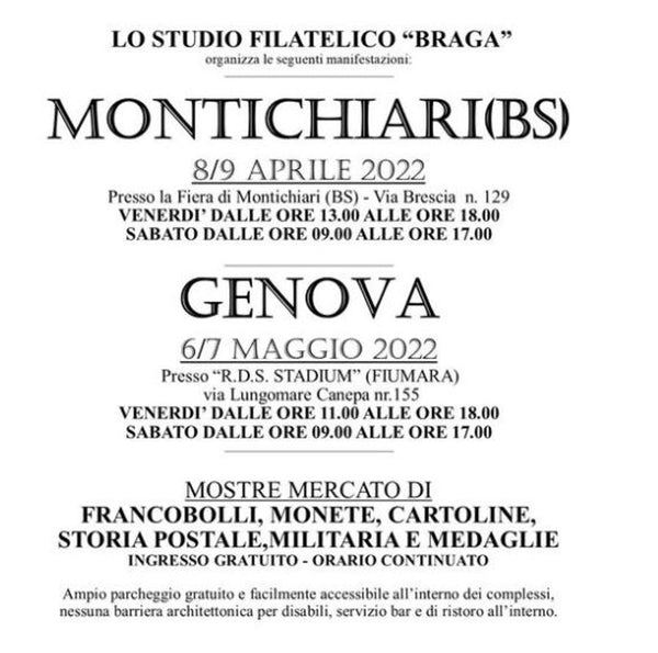 Mailing List 30 07-04 Vi aspetto tutti venerdì e sabato al Convegno Numismatico di Montichiari BS