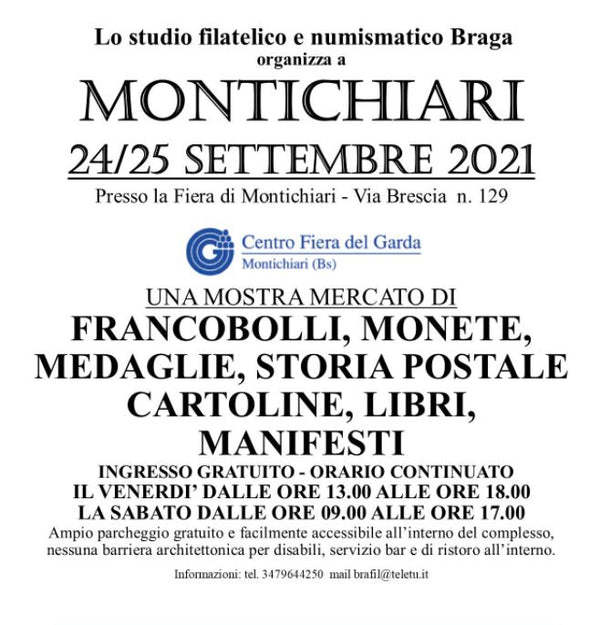 Mailing List 66 Vi aspetto TUTTI venerdi e sabato al Convegno Numismatico di Montichiari (BS)