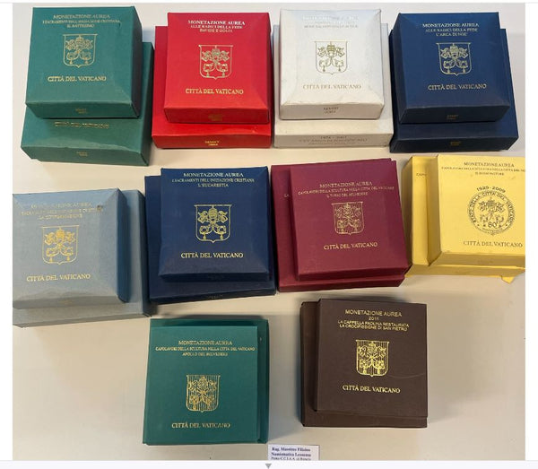 Mailing List 52 11/07 le fantastiche Coppiole 20+50 Euro in oro del Vaticano
