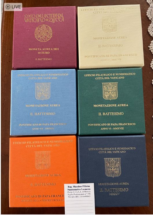 Mailing List 22 24/03 Gli introvabili 10 EURO IN ORO del Vaticano, offerta lampo!