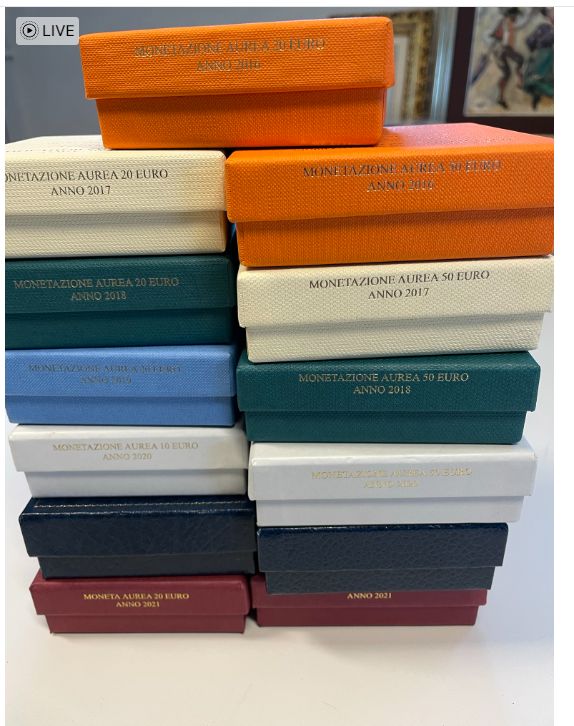 Mailing List 23 24/03 Siete fantastici...allora ecco a voi i 20 e 50 Euro oro Vaticano Proof!