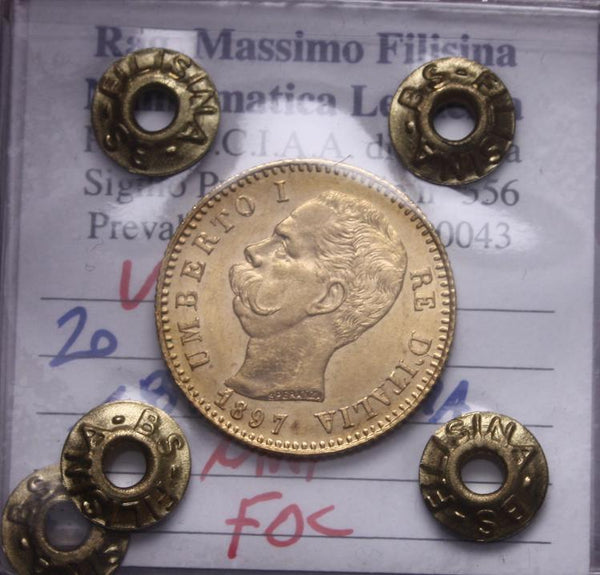 Mailing List 57 06/05 raddoppiamo: Fantastica Mini Collezione di Marenghi Oro Umberto I
