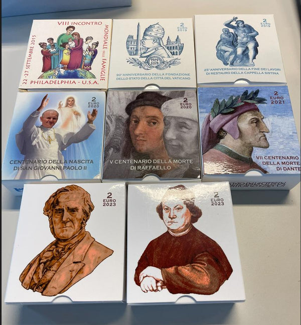 Mailing List 77 26/06 SVENDITA ASSOLUTA: 2 Euro Proof Vaticano