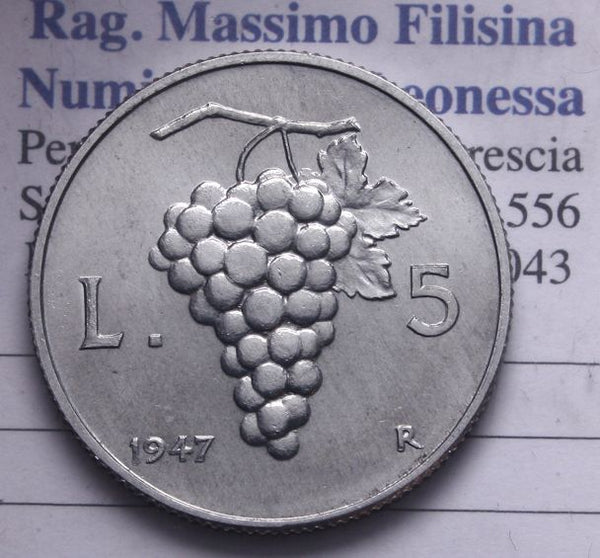 Mailing List 105 09/12 La serie da SOGNO! 10 5 2 1 Lira 1947 in conservazione eccezionale
