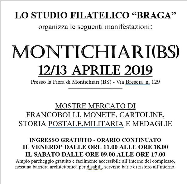 Mailing List 035 Vi aspetto il 123 e 13 Aprile al Convegno Numismatico di Montichiari (BS) - Numismatica Leonessa