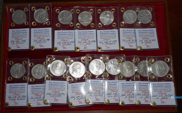 Mailing List 47 Le emissioni in Argento dei Personaggi famosi della Repubblica Italiana - Numismatica Leonessa