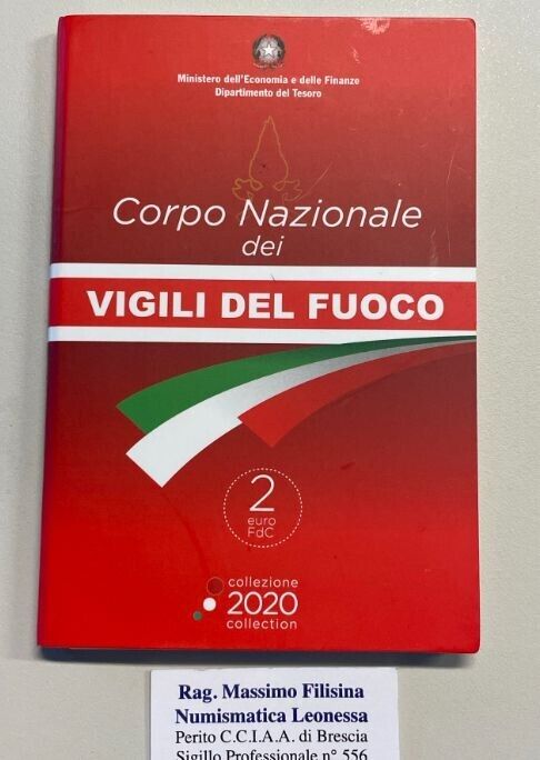 NL* ITALY 2 EURO 2020 FIREFIGHTERS FDC mint perfect set