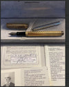 NL*PENNA DOM BAIZ Collezione Liberty con Diamante pennino Oro 14 Karati FULL SET