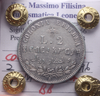 NL* UMBERTO I COLONIA ERITREA 2 LIRE Ag. 1896 ROMA RARA BB Perizia Filisina