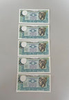 NL* ITALIA Lotto 5 banconote 500 LIRE MERCURIO FDS 14 FEBBRAIO 1974 Consecutive