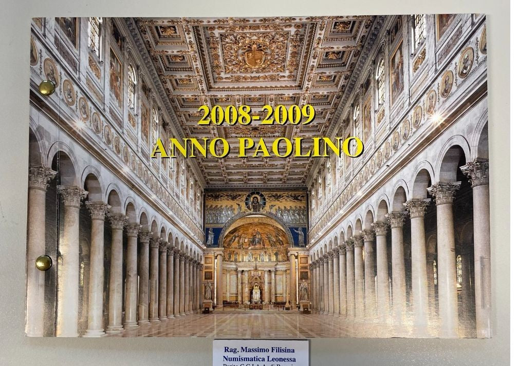 NL* VATICANO BENEDETTO XVI 2 Euro 2008 ANNO PAOLINO FDC in FOLDER Filatelico