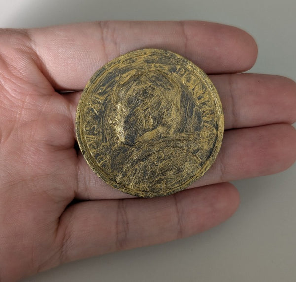 NL* ROMA Medaglia Bronzo PIO XI PONTEFICE MAXIMO BASILICA DI SAN GIOVANNI