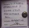 NL* VEIII Italia 2 LIRE ARGENTO 1917 QUADRIGA BRIOSA RARA FDC Perizia Straziota