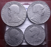 NL* VEIII ALBANIA Lotto 4 pezzi 2 LEK 1 LEK 1939 0,20 LEK 1940 0,50 LEK 1941