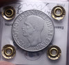 NL* VEIII 1 LIRA IMPERO 1940 XVIII MAGNETIC UNC Filisina Massimo Expertise
