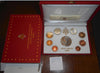 NL* VATICANO BENEDETTO XVI Divisionale 2008 8 valori con MEDAGLIA Argento Proof