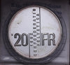 NL* SWITZERLAND CONFEDERATION 20 Francs Silver 1992 GERTRUD KURZ PROOF Porthole prot