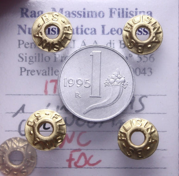 NL* Italia Repubblica 1 LIRA CORNUCOPIA 1995 NC FDC Perizia Filisina Massimo