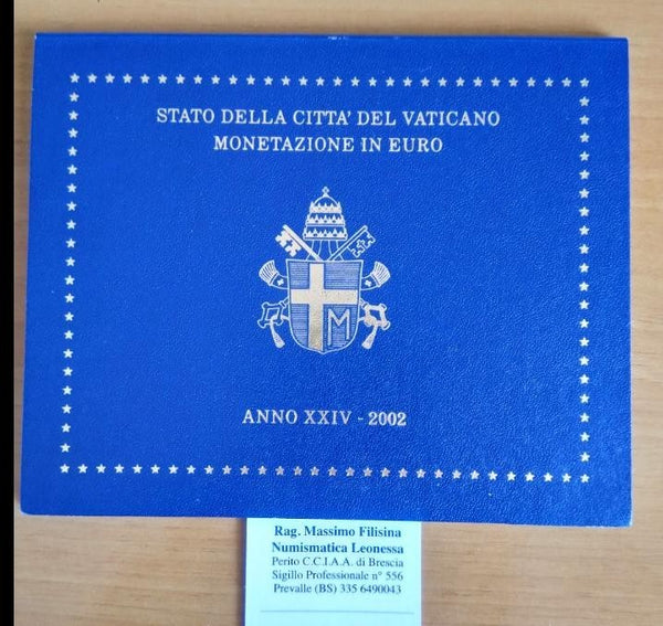 NL* CITTA'  Vaticano Papa GIOVANNI PAOLO II 2002 Divisionale 8 Valori FDC set