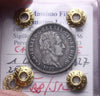 NL*CARLO FELICE 1 LIRA ARGENTO 1827 TORINO BB/SPL Perizia Filisina Massimo