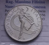 NL* VEIII Italia 500 LIRE ARGENTO 1987 Mondiali di ATLETICA PROOF come da foto