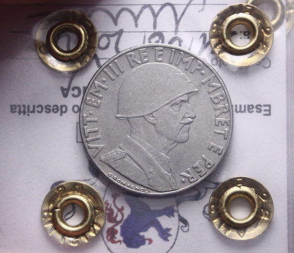 NL* VEIII ALBANIA 0,20 LEK 1939 XVIII MAGNETICA QFDC Perizia Filisina Massimo