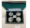 NL* CHINA CHINA Silver Set 1984 Historical Figures 4 pieces of 5 YUAN SILVER PROOF