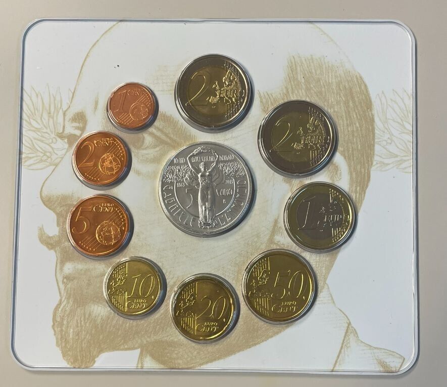 NL* ITALY Divisional 2013 10 EURO Values with 5 EURO AG D'ANNUNZIO FDC no case