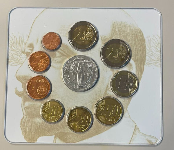 NL* ITALY Divisional 2013 10 EURO Values with 5 EURO AG D'ANNUNZIO FDC no case