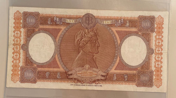 NL*BANCA D' ITALIA Banconota 10000 Lire MARINARE REGINE DEL MARE 24 03 1962 2371