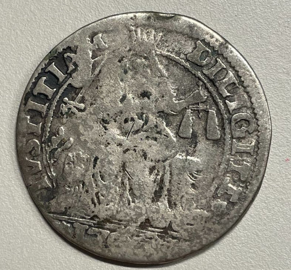 NL* VENEZIA LIRAZZA da 30 SOLDI IN argento data illeggibile