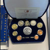 NL* VATICANO GIOVANNI PAOLO Divisionale 2002 8 valori con MEDAGLIA Argento Proof