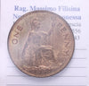 NL* INGHILTERRA RE GIORGIO V 1 PENNY rame 1959 non circolato con rame rosso