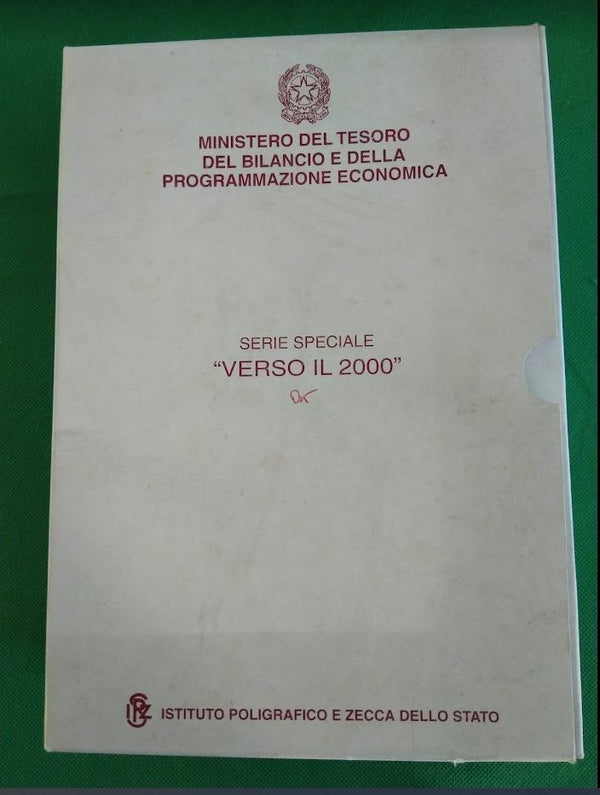 NL * ITALY VERSO 2000 Series 3 DIPTICHES Silver 1998/1999/2000 UNC SET ZECCA