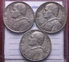 NL* CITTA' del VATICANO PIO XI Lotto 3 Monete 5 LIRE 1932 1931 1930 come da foto