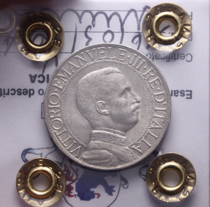 NL* VEIII 1 LIRA ARGENTO 1912 QUADRIGA VELOCE SPL+ Perizia Filisina Massimo