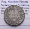 NL* STATO PONTIFICIO PAPA PIO IX 1 Lira Argento 1866 XXI MOLTO RARA e ottima