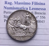 NL* VIII Italy 1 LIRA SILVER 1917 QUADRIGA BRIOSA SUPER as per photos
