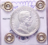 NL* VEIII Italia 2 LIRE ARGENTO 1916 QUADRIGA BRIOSA QFDC/FDC Perizia Filisina
