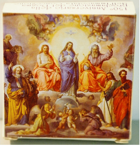 NL* VATICANO Papa GP II 5 Euro ARGENTO 2004 DOGMA IMMACOLATA CONCEZIONE Proof
