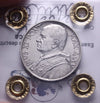 NL* CITTA' DEL VATICANO PAPA PIO XI 5 Lire Argento 1936 FDC Perizia Filisina